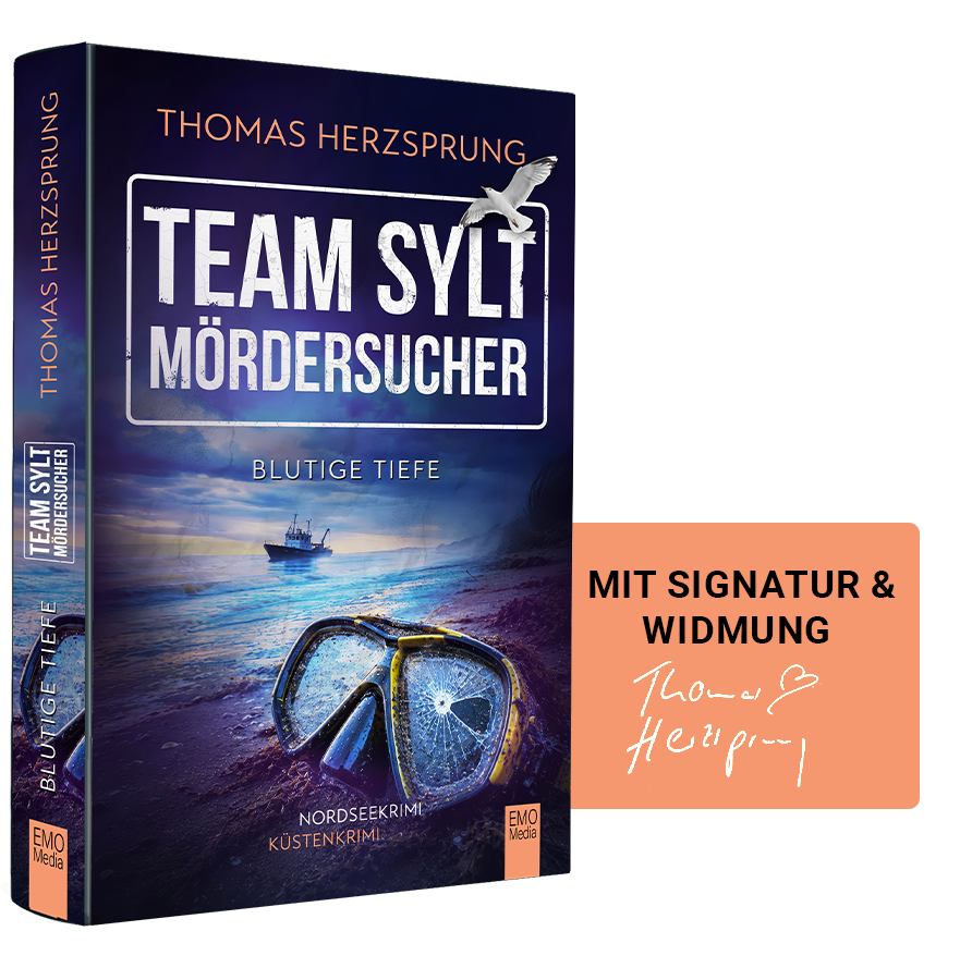 TEAM SYLT – MÖRDERSUCHER: Blutige Tiefe – Signiertes Taschenbuch