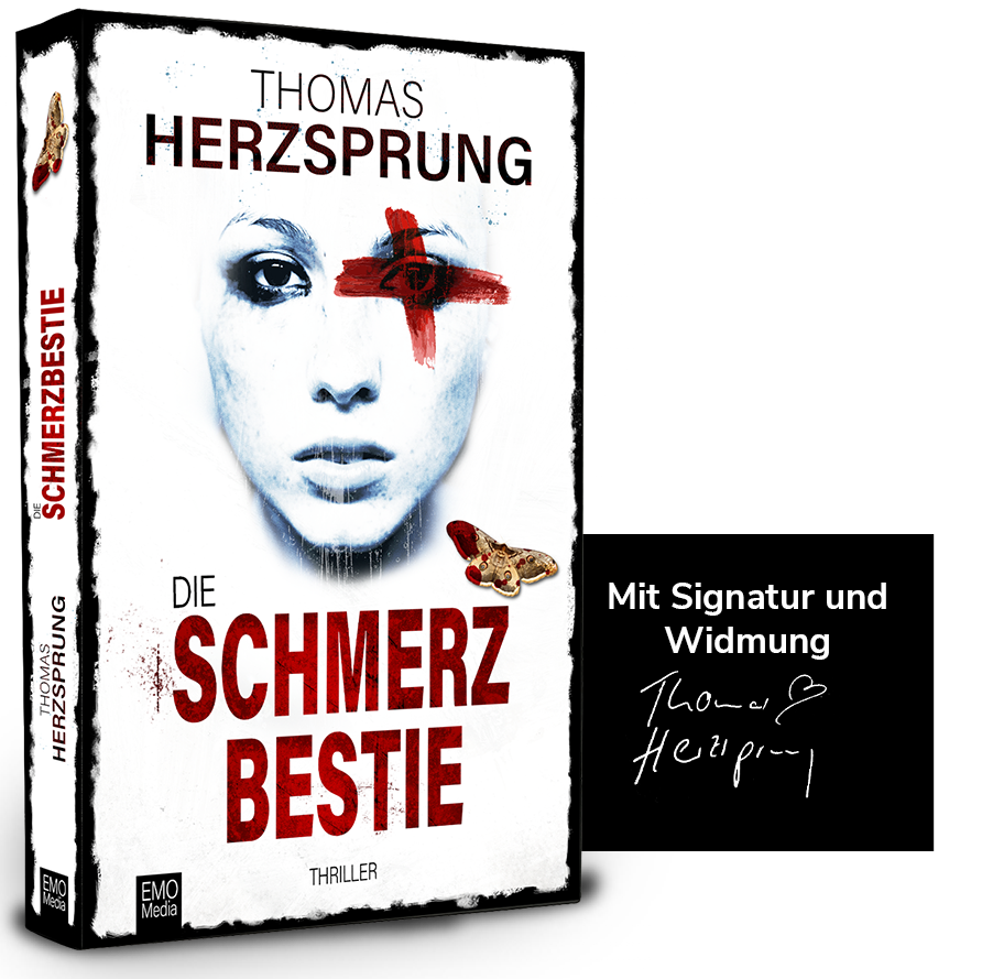 Die Schmerzbestie - Signiertes Taschenbuch