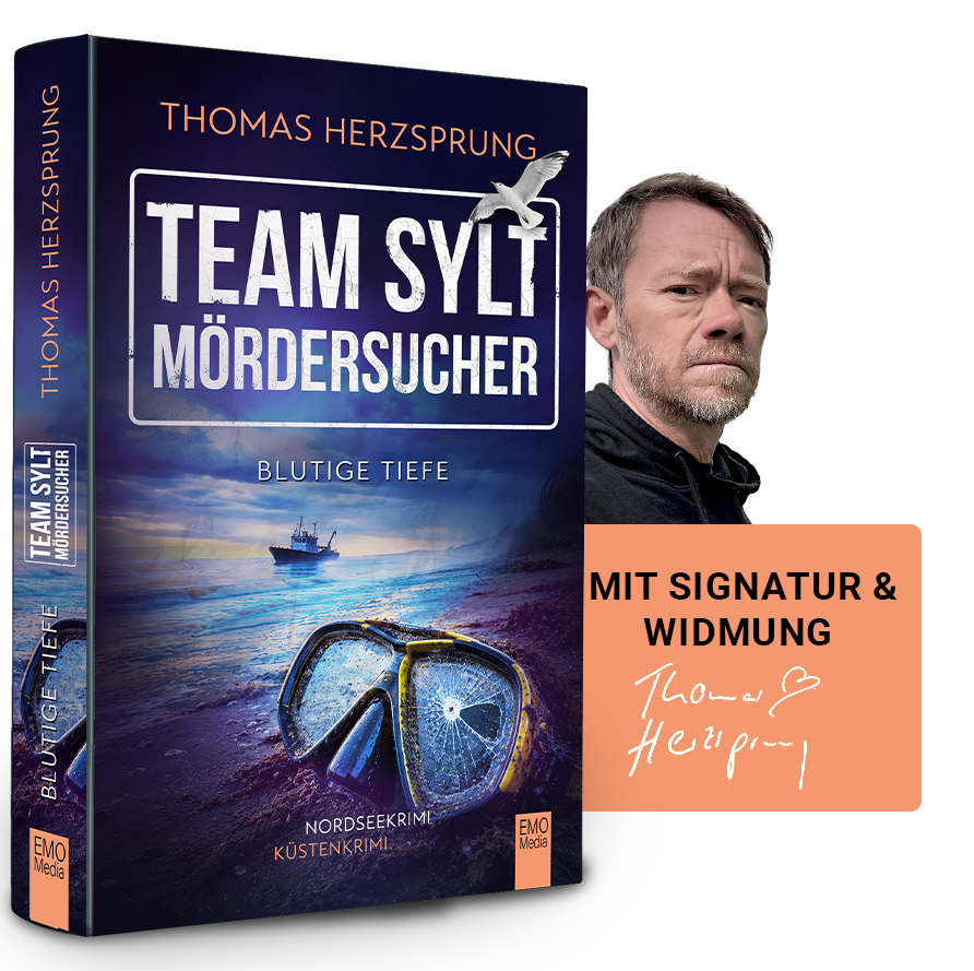 Geschenk-Set: Alle Krimis der TEAM SYLT-Reihe als signierte Taschenbuchausgaben (Das Schweigen der Nordsee, Blutige Tiefe)